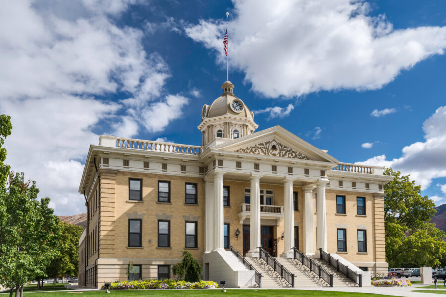 California courthouse where cannabis receivership proceedings are conducted